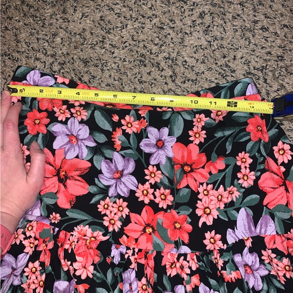 Anthropologie Bright Floral Skirt - Picture 8 of 12